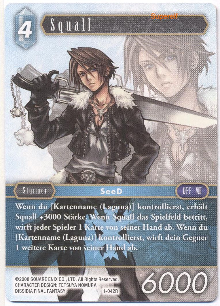 Final Fantasy Opus 1-042 R Squall Eis Wave 1