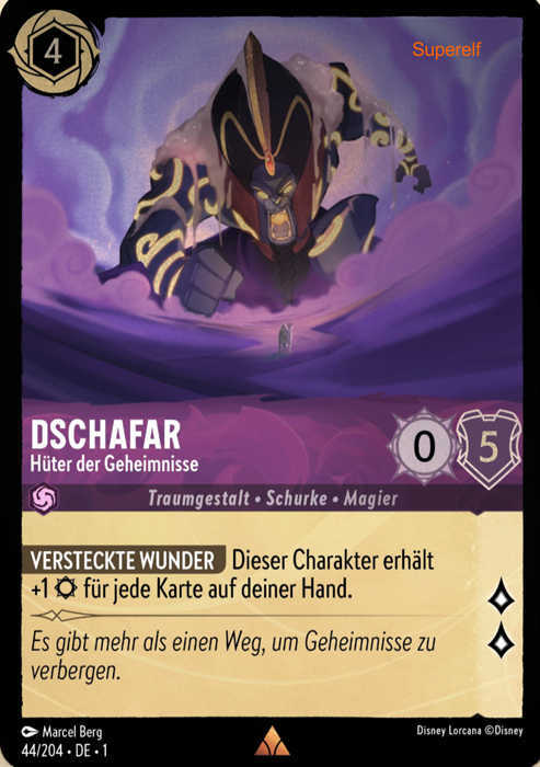 Lorcana Kapitel 1-044 R Dschafar Amethyst