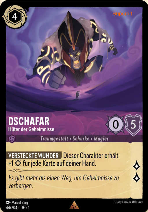 Lorcana Kapitel 1-044 R Dschafar Amethyst