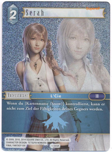 Final Fantasy Opus 1-045 R Serah Eis