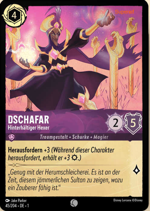 Lorcana Kapitel 1-045 C Dschafar Amethyst