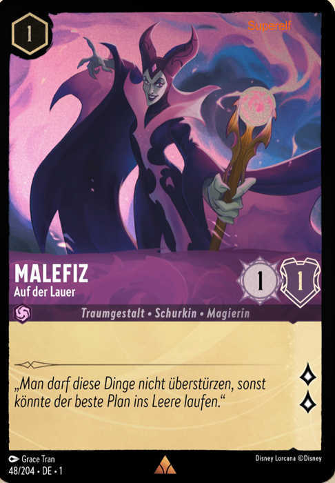 Lorcana Kapitel 1-048 R Malefiz Amethyst
