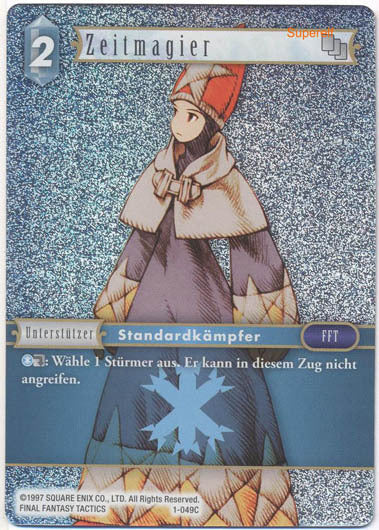 Final Fantasy Opus 1-049 C Zeitmagier Eis