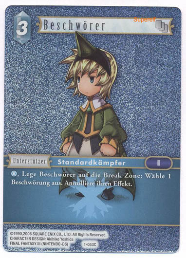 Final Fantasy Opus 1-053 C Beschwörer Eis