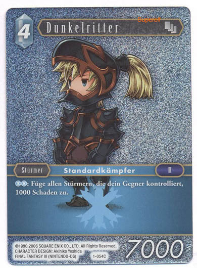 Final Fantasy Opus 1-054 C Dunkelritter Eis