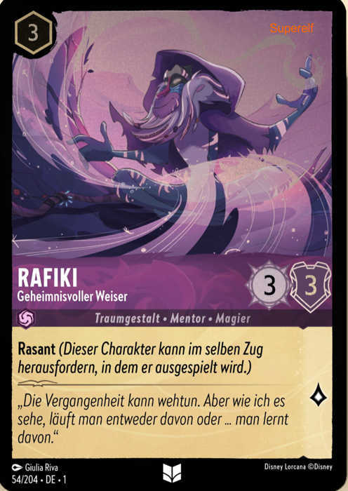 Lorcana Kapitel 1-054 UC Rafiki Amethyst