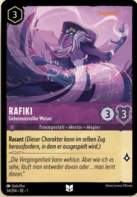 Lorcana Kapitel 1-054 UC Rafiki Amethyst