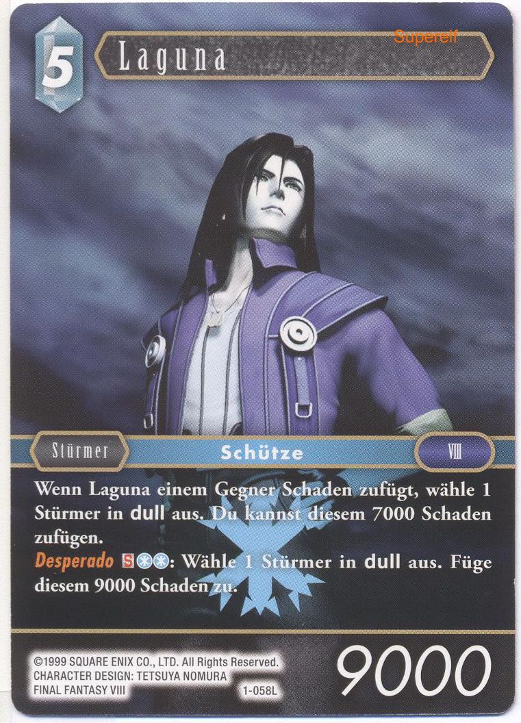 Final Fantasy Opus 1-058 L Laguna Eis