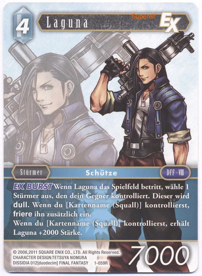 Final Fantasy Opus 1-059 R Laguna Eis