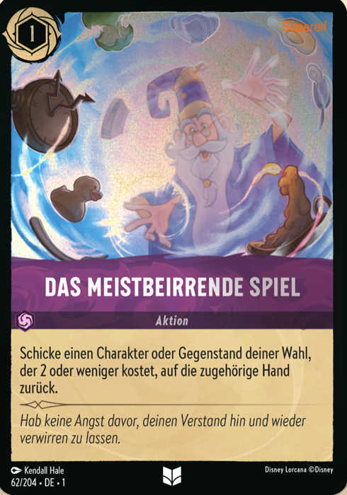 Lorcana Kapitel 1-062 UC Das meistbeirrende Spiel Amethyst