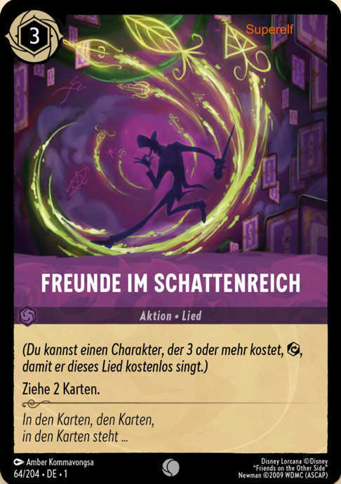 Lorcana Kapitel 1-064 C Freunde im Schattenreich Amethyst