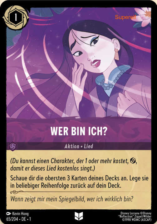 Lorcana Kapitel 1-065 UC Wer bin ich? Amethyst
