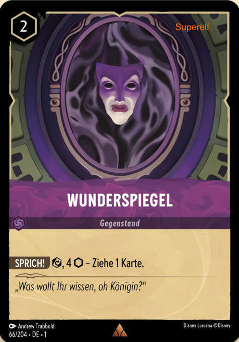 Lorcana Kapitel 1-066 R Wunderspiegel Amethyst
