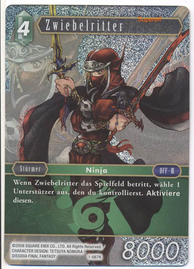 Final Fantasy Opus 1-067 R Zweibelritter Wind