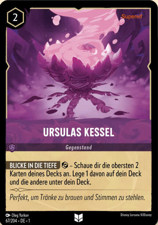 Lorcana Kapitel 1-067 UC Ursulas Kessel Amethyst