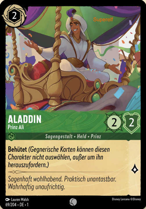 Lorcana Kapitel 1-069 C Aladdin Smaragd