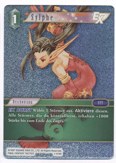 Final Fantasy Opus 1-074 R Sylphe Wind
