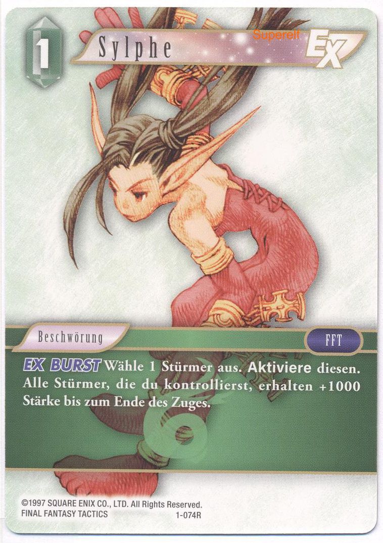 Final Fantasy Opus 1-074 R Sylphe Wind