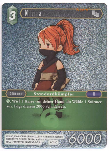 Final Fantasy Opus 1-078 C Ninja Wind