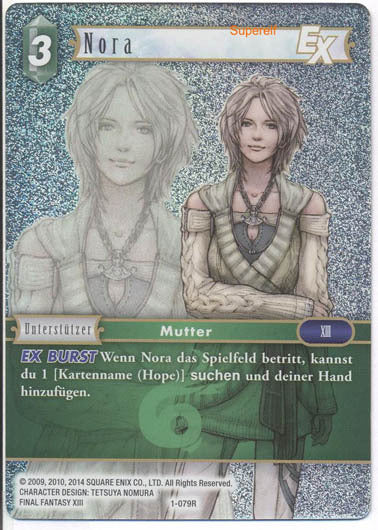Final Fantasy Opus 1-079 R Nora Wind