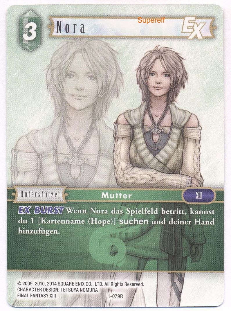 Final Fantasy Opus 1-079 R Nora Wind