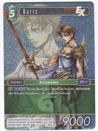 Final Fantasy Opus 1-080 H Bartz Wind