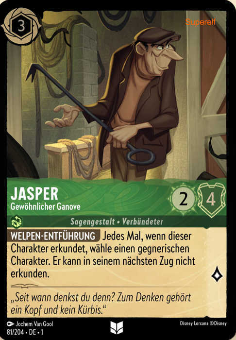 Lorcana Kapitel 1-081 UC Jasper Smaragd