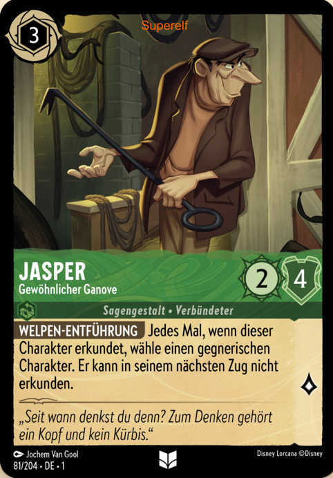 Lorcana Kapitel 1-081 UC Jasper Smaragd