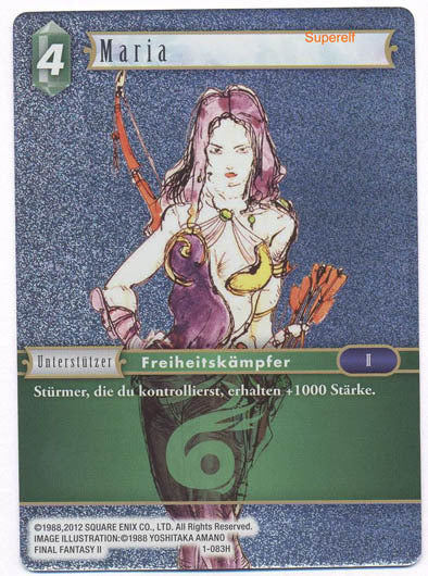 Final Fantasy Opus 1-083 H Maria Wind