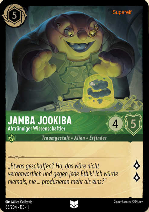 Lorcana Kapitel 1-083 UC Jamba Jookiba Smaragd