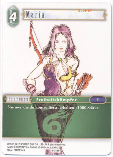 Final Fantasy Opus 1-083 H Maria Wind