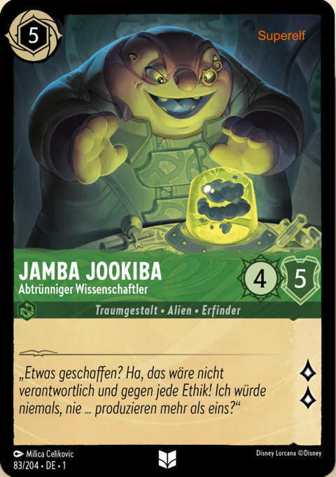 Lorcana Kapitel 1-083 UC Jamba Jookiba Smaragd