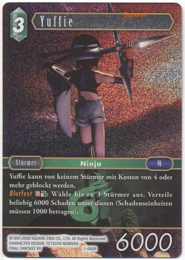 Final Fantasy Opus 1-085 R Yuffie Wind