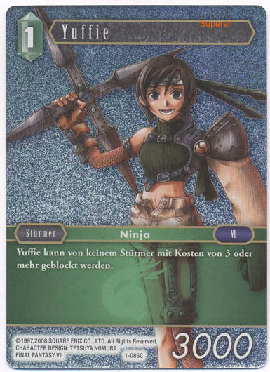 Final Fantasy Opus 1-086 C Yuffie Wind