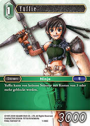 Final Fantasy Opus 1-086 C Yuffie Wind