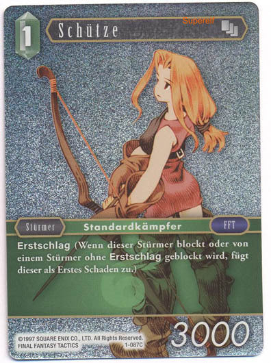 Final Fantasy Opus 1-087 C Schütze Wind