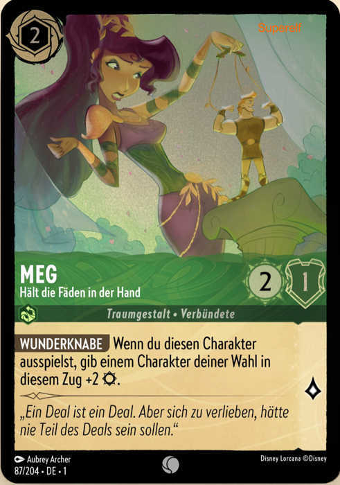 Lorcana Kapitel 1-087 C Meg Smaragd