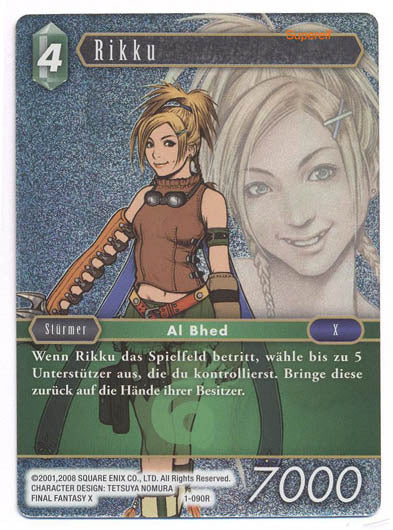 Final Fantasy Opus 1-090 R Rikku Wind