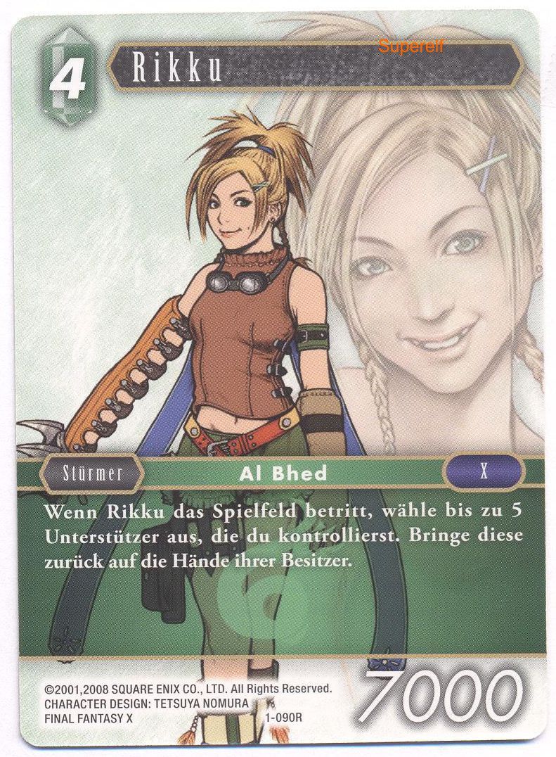 Final Fantasy Opus 1-090 R Rikku Wind