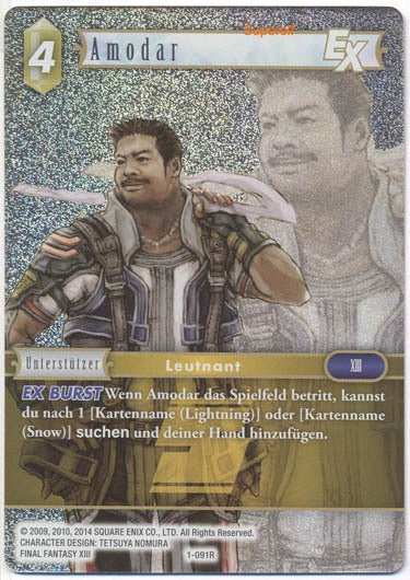 Final Fantasy Opus 1-091 R Amodar Erde