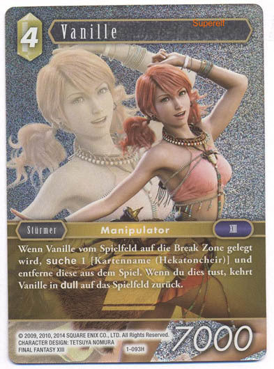 Final Fantasy Opus 1-093 H Vanille Erde