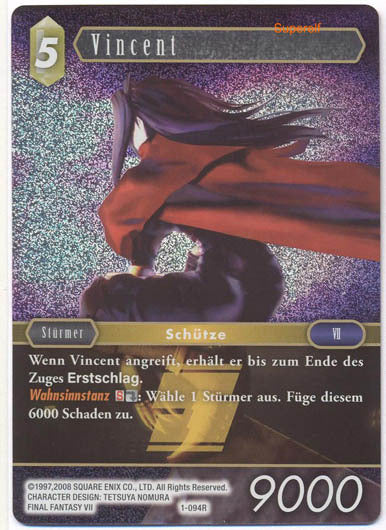 Final Fantasy Opus 1-094 R Vincent Erde