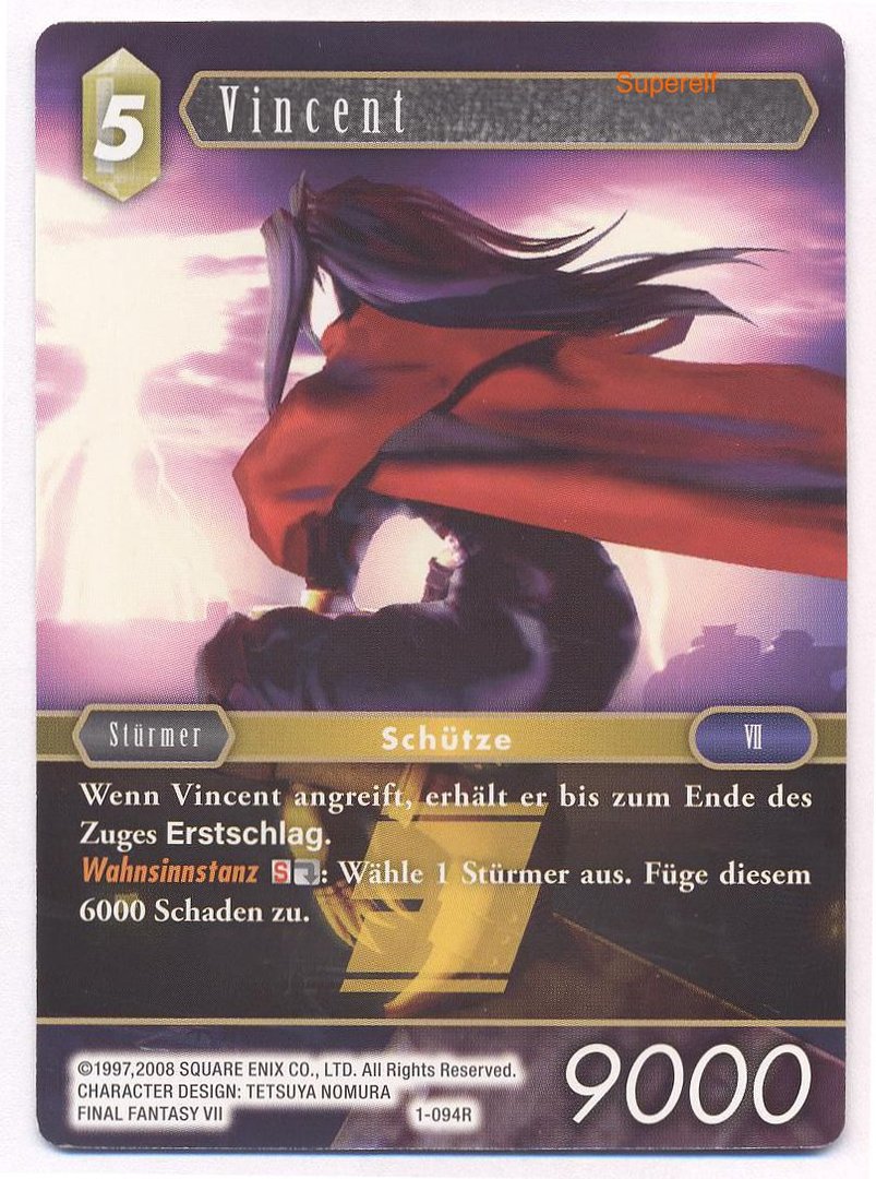Final Fantasy Opus 1-094 R Vincent Erde
