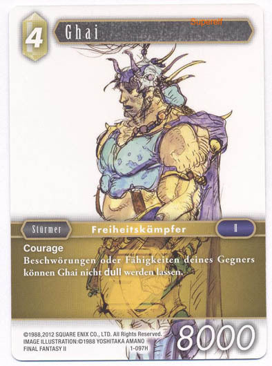 Final Fantasy Opus 1-097 H Ghai Erde