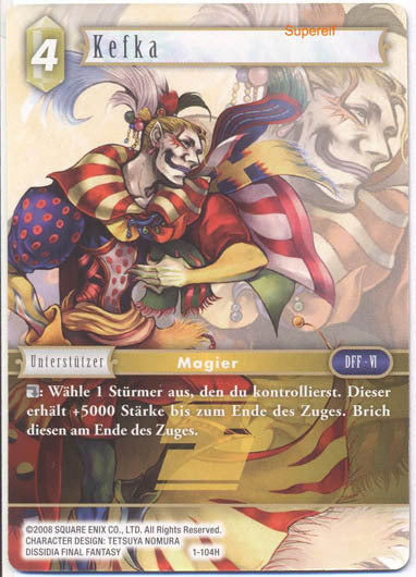 Final Fantasy Opus 1-104 H Kefka Erde - Wave 1 -