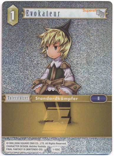 Final Fantasy Opus 1-105 C Evokateur Erde