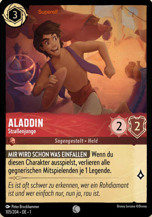Lorcana Kapitel 1-105 C Aladdin Rubin