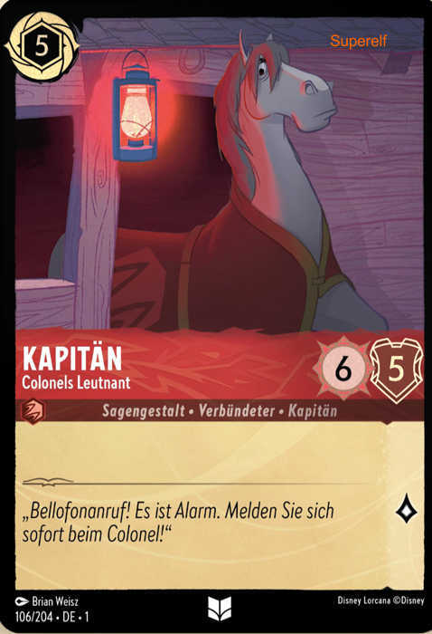 Lorcana Kapitel 1-106 UC Kapitän Rubin