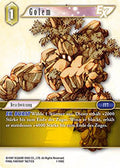 Final Fantasy Opus 1-106 C Golem Erde