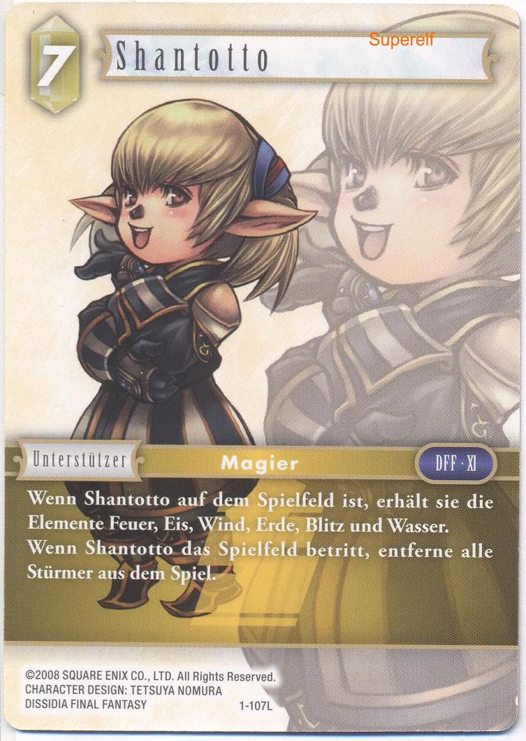 Final Fantasy Opus 1-107 L Shantotto Erde
